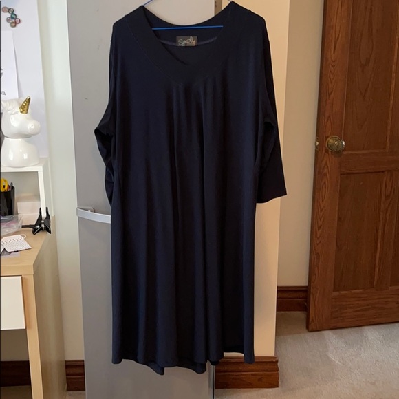 Navy Blue Sympli Dress - Picture 1 of 4